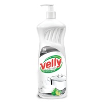 Средство для мытья посуды GRASS Velly premium лайм и мята 1л