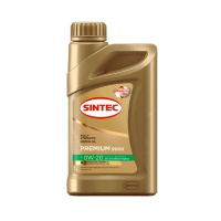 Масло Sintec Premium 9000 0W20 Api SN plus Acea C5 синт.1л. М+