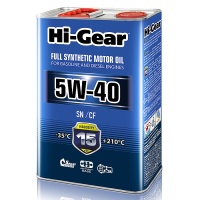 Масло Hi-Gear 5W40 SN/SP/CF синт. 4л