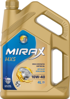 Масло Mirax MX5 10/40 API SL/CF ACEA A3/B4 п/с.4л.