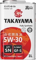 Масло TAKAYAMA Adaptec 5W30 Api SN Ilsac GF-5/GF-6A синт.1л.металл
