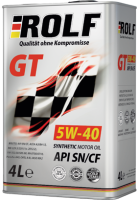 Масло ROLF S7 GT 5W40 Acea A3/B4 синт.4л.металл